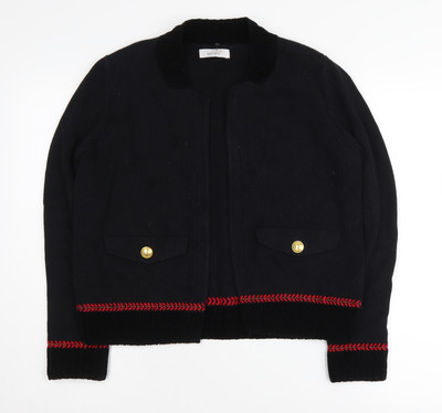 Marks and Spencer Damen Strickjacke schwarz Größe 8