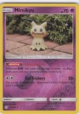 2019 Mimikyu (97) Rare SM - Cosmic Eclipse 97/236 NM Reverse Holo LP-NM