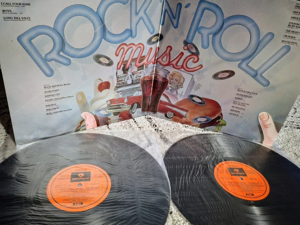 The Beatles - 'Rock 'N' Roll Music' LP VINYL (1976) First Press- NEAR MINT - Image 4 of 4