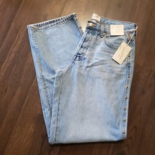 Universal Thread Jeans Womens Size 2 Mid Rise 90's Baggy Denim Light Wash