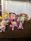 Vintage Lot of 7 Cabbage Patch Kids Plastic Figures/dolls 80’s-90’s — photo 1
