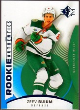 2025-26 Upper Deck SP Hockey Rookie Authentics RC BLUE Zeev Buium #113 Wild