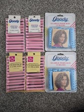 VTG Goody Professional Vintage Perm Rods Rollers Plastic Sealed Lot Of 6 Packs