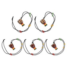 3X(5 Pezzi Collane per Strumenti Jembe Tamburo Ganci Africani Tr6133