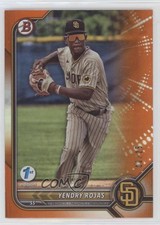 2022 Bowman Draft 1st Edition Orange Foil 2/25 Yendry Rojas #BD-2 0z0v