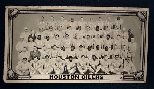 Houston Oilers #18 1968 Topps Test Teams card