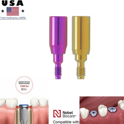 US Nobel Active Nobel Parallel CC Implants Healing Abutment cap Compatible NP/RP