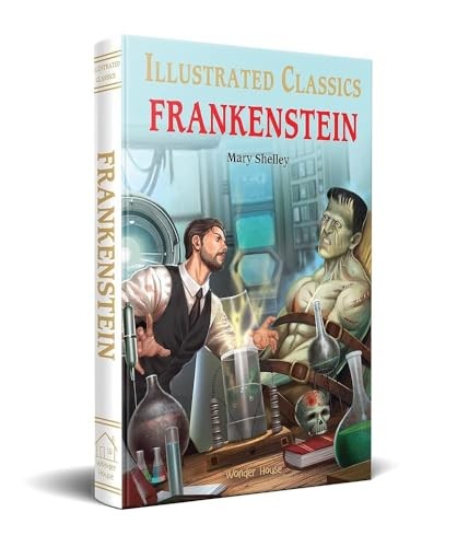 Mary Shelley Unisex White Frankenstein For Kids : Illustrated Children Classics English Novel In - Image 4