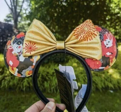 Disney Parks Year of the Rabbit Loungefly Minnie Mouse Ears  display picture 3