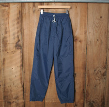 Vintage 90's-Y2K Nike Blue Windbreaker Track Pants Women's Sz. M 8-10 