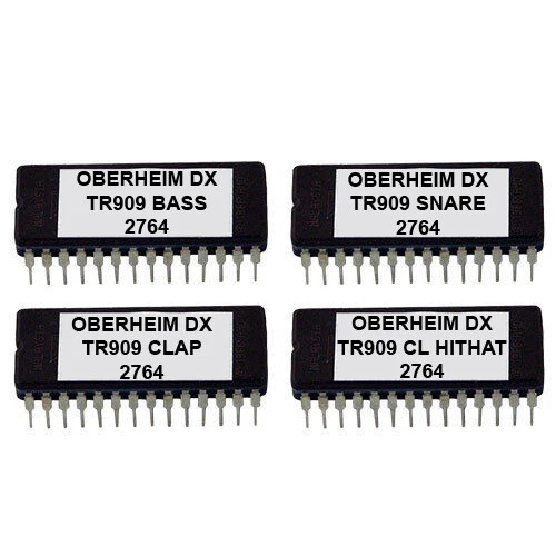 Roland TR 909 Sound Eproms Bundle for oberheim Dx Vintage Drum