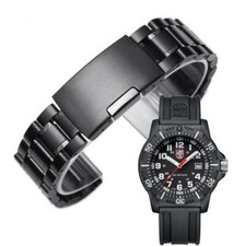 Metal Replacement Watch Band Fits Luminox Black Ops 8880 Diver's 8881 8882 5016
