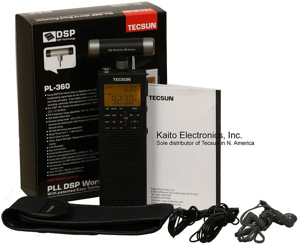 Tecsun PL-360 Digital PLL Portable AM/FM Shortwave Radio with DSP - Image 2 of 3