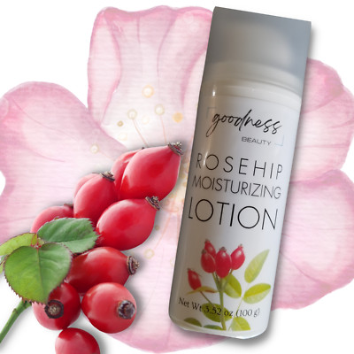 Rosehip Repair Lotion - Natural, Safe Skin Moisturizing! Full Size!
