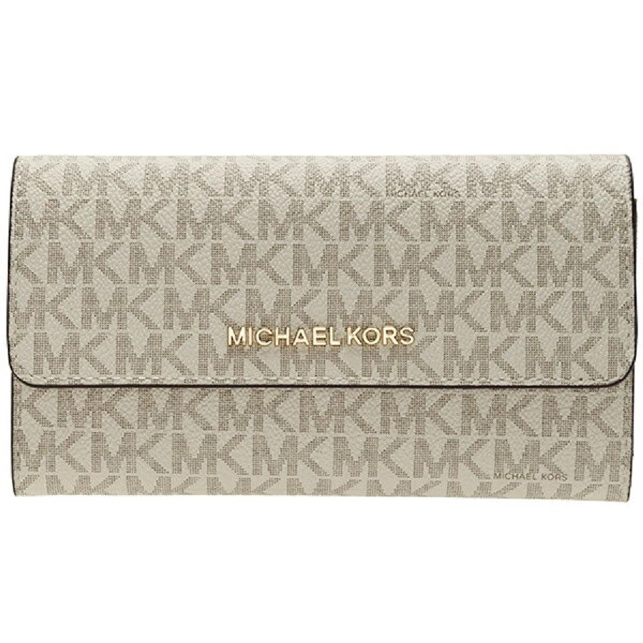 Michael kors logo cheap tri fold wallet