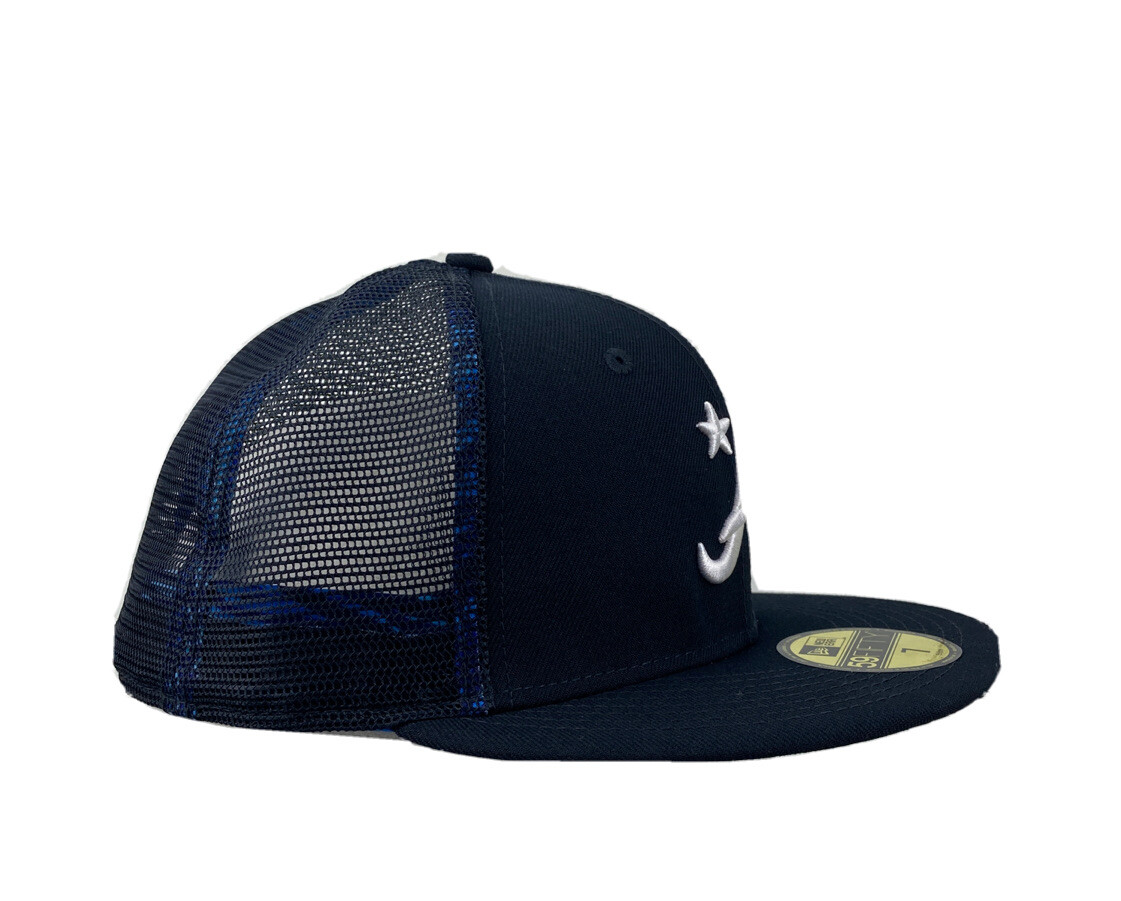 【US限定】NEW ERA 59FIFTY Atlanta Braves ASG2022 Navy Mesh Atlanta Braves Official on field Navy Mesh Back New Era