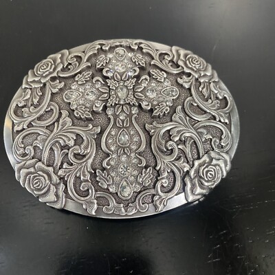 Blazin Roxx Oval Cross Belt Buckle w/Rhinestones NEW | eBay display picture 3