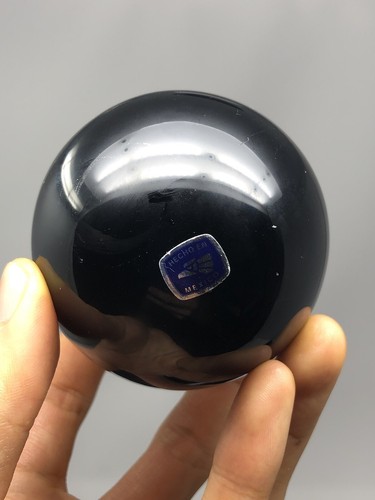 Natural Black Obsidian Sphere 13.5oz! Protection Cleansing Reiki N21 - Picture 2 of 10