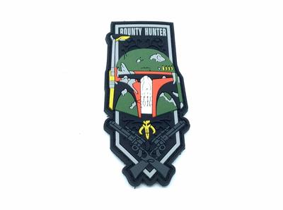 Star Wars Boba Fett Bounty Hunter Fan Patch PVC Klett Emblem Abzeichen