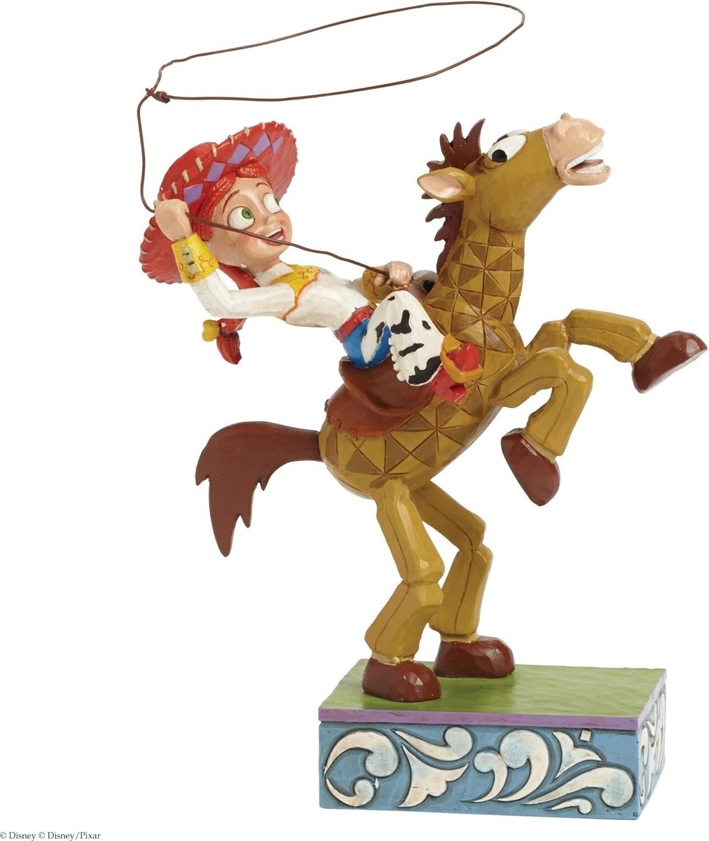 Disney Traditions Jim Shoreトイストーリー ウッディ Amazon.com: Jim Shore Disney Traditions Woody Figurine, 7