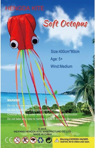 Colorful Long Tail Flyer Kite for Kids and Adults - Easy to Fly - 31 Inches Wide - Picture 9 of 9