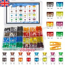 3 Sizes Car Fuses Medium/small/mini Strong Pressure Resistance Practical 282Pcs