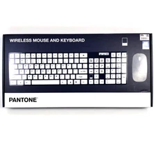 Pantone Wireless Keyboard & Mouse Combo - Dark Blue New in Box Deep Ocean