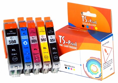 Für Canon PGI-550 CLI-551 XL Set Drucker Tinten-Patronen PIXMA iP7200 iP7250
