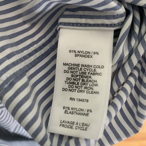 Vineyard Vines Performance Shirt Mens Extra Large Blue White Stripes Button Up - Picture 8 of 9