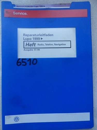 Werkstattbuch Reparaturleitfaden VW Lupo 1999 > Radio, Telefon, Navigation #6510