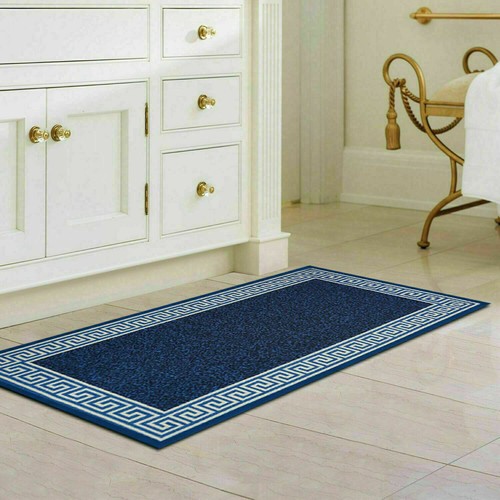 Non Slip greeky Runner Rug Living Room Carpet Bedroom Hallway Kitchen Floor Mat - Picture 22 of 68