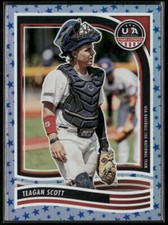 Teagan Scott 2024 Panini Stars & Stripes USA Baseball Stars #49 USA Baseball