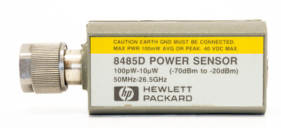 HP Agilent 8485D Average Power Sensor -70 -20 dBm 10 MHz 26.5GHz E4418B_