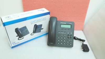 TESTED GRANDSTREAM GXP1400 BASIC  SMALL BUSINESS IP PHONE W/O HANDSET CORD
