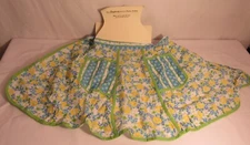 Kitchen Cooking Apron w/ 2 Pockets Floral 100% Cotton Simplicity Printed Pattern