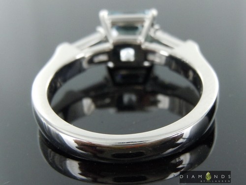 2.01ct Blue VS1 Asscher Cut Lab Grown Diamond R9410 Diamonds by Lauren - Picture 9 of 10