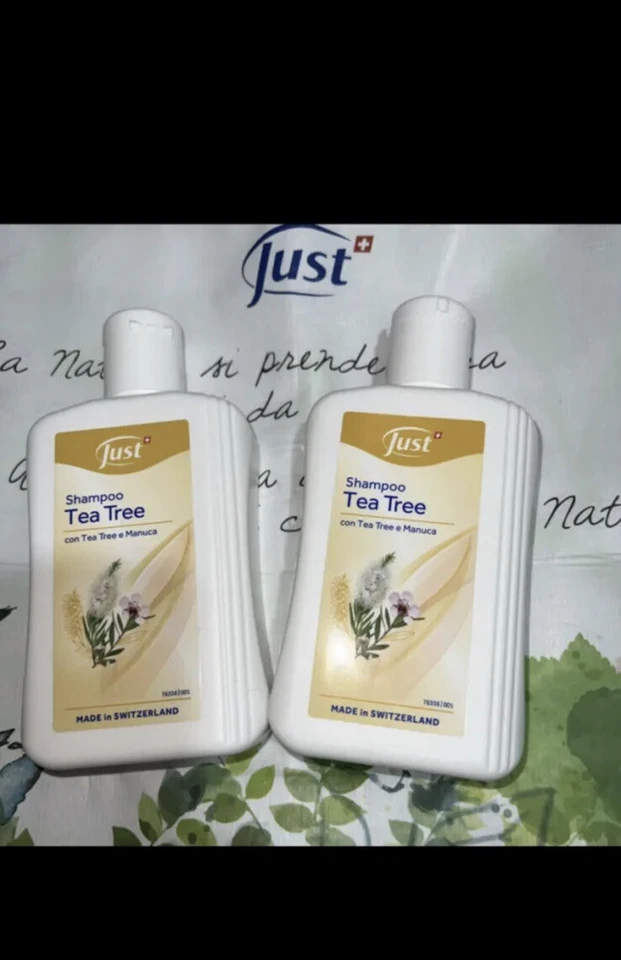 Just Shampoo Tea Tree Prurito, Dermatite e Psoriasi 2pezzi