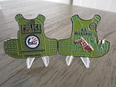 US Marshal Counterterroism Bureau NYPD Liason Division Challenge Coin