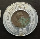 1954 D Wheat Penny Encased Coin - Keep Me and Never Go Broke - Metropole Hotel — photo 1