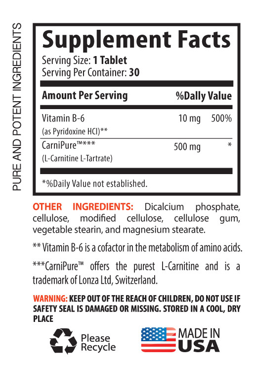 L Carnitine Dosage LCARNITINE 500MG Fat Burner Cream 2 Bot 60