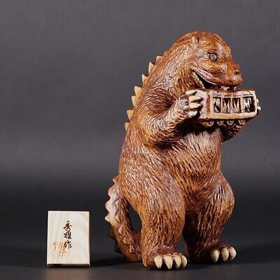 Godzilla Store Japan Limited Wood Carving Godzilla (1954 Godzilla Store Japan Limited Wood Carving Godzilla (1954