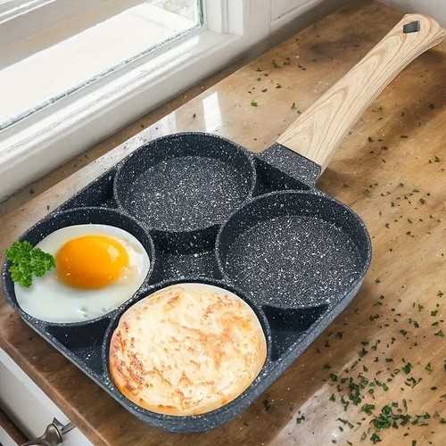 Egg Frying Pan 4-Cup Nonstick Easy Clean Egg Cooker Omelet Pan Use for Gas stove - Picture 3 of 16