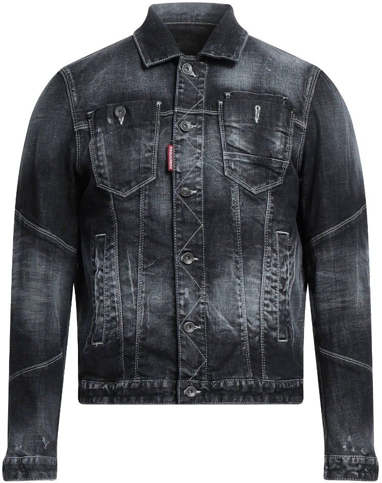 DSQUARED2 - Men's Black Cotton Buttoned Pockets Designer Denim Jacket UK44R BNWT
Opens in a new wind
