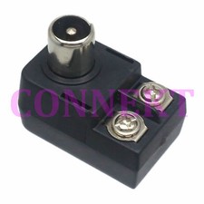 3pc Outdoor antenna matching transformer balun 75/300ohm IEC TV PAL Male adapter