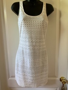 white strapless sundress