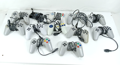 Large Lot of Different Joysticks for Game Consoles Dandy Sega 12