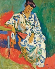 Madame Matisse in a Kimono : André Derain : 1905 : Archival Art Print