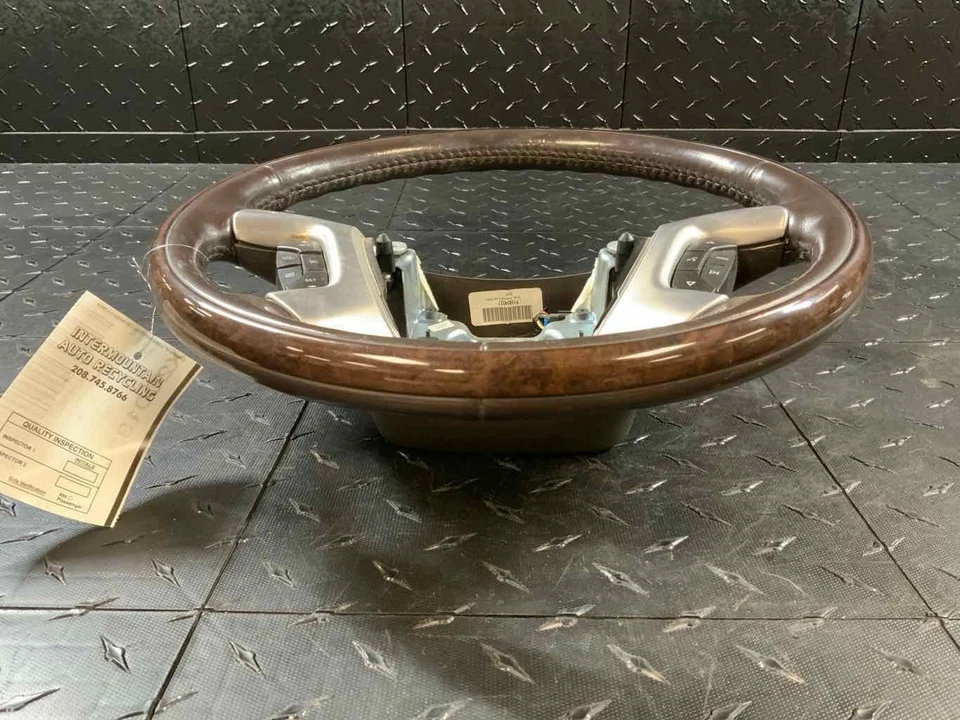 07-08 Cadillac Escalade Cacao/Madera Cuero Calefacción Dirección Whl (Cruise Audio BT) Foto 3 de 4