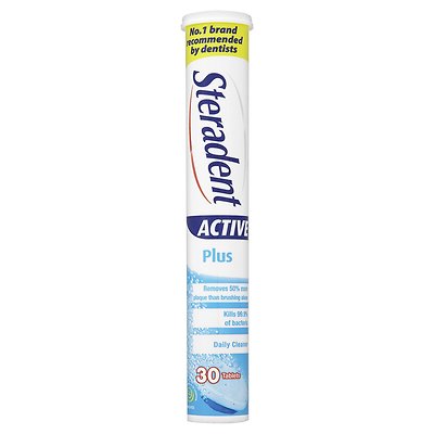 Steradent ACTIVE PLUS Zahnersatzreiniger 30 Tabletten x 3