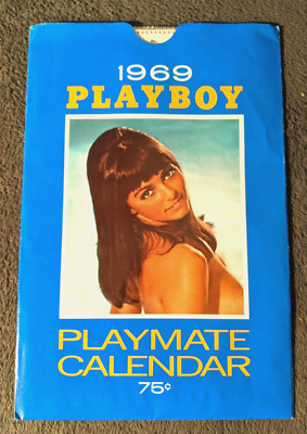 Vintage 1969 PLAYBOY Playmate  Wall  Office Calendar 13'' missing Coil